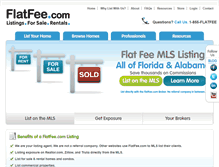 Tablet Screenshot of flatfee.com